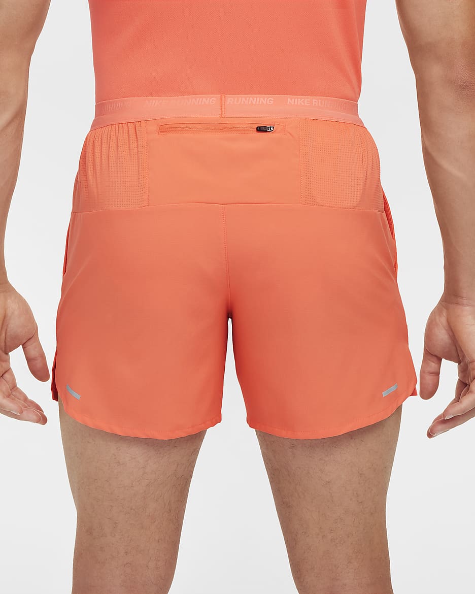 Nike running shorts orange online